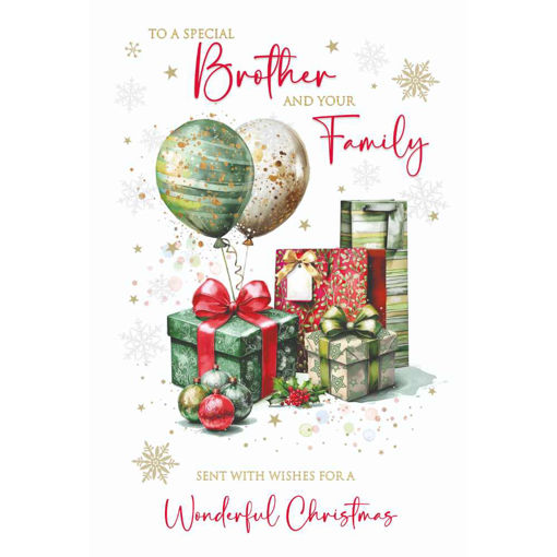 Picture of SPECIAL BROTHER & FAMILY CHRISTMAS CARD